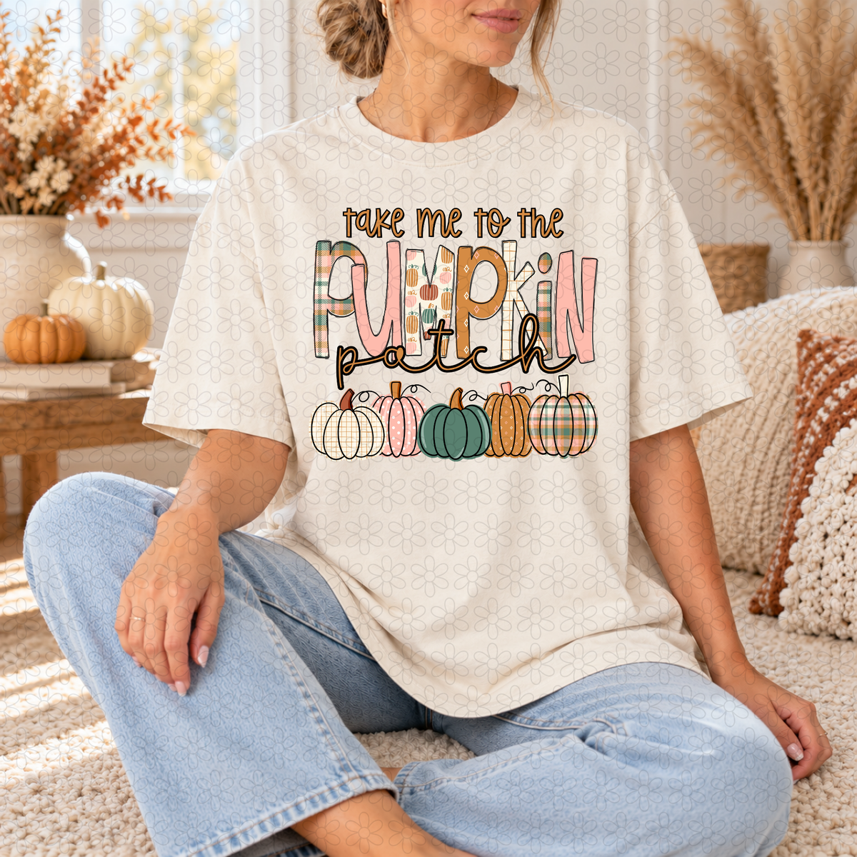 Take me to the pumpkin patch Completed Tee