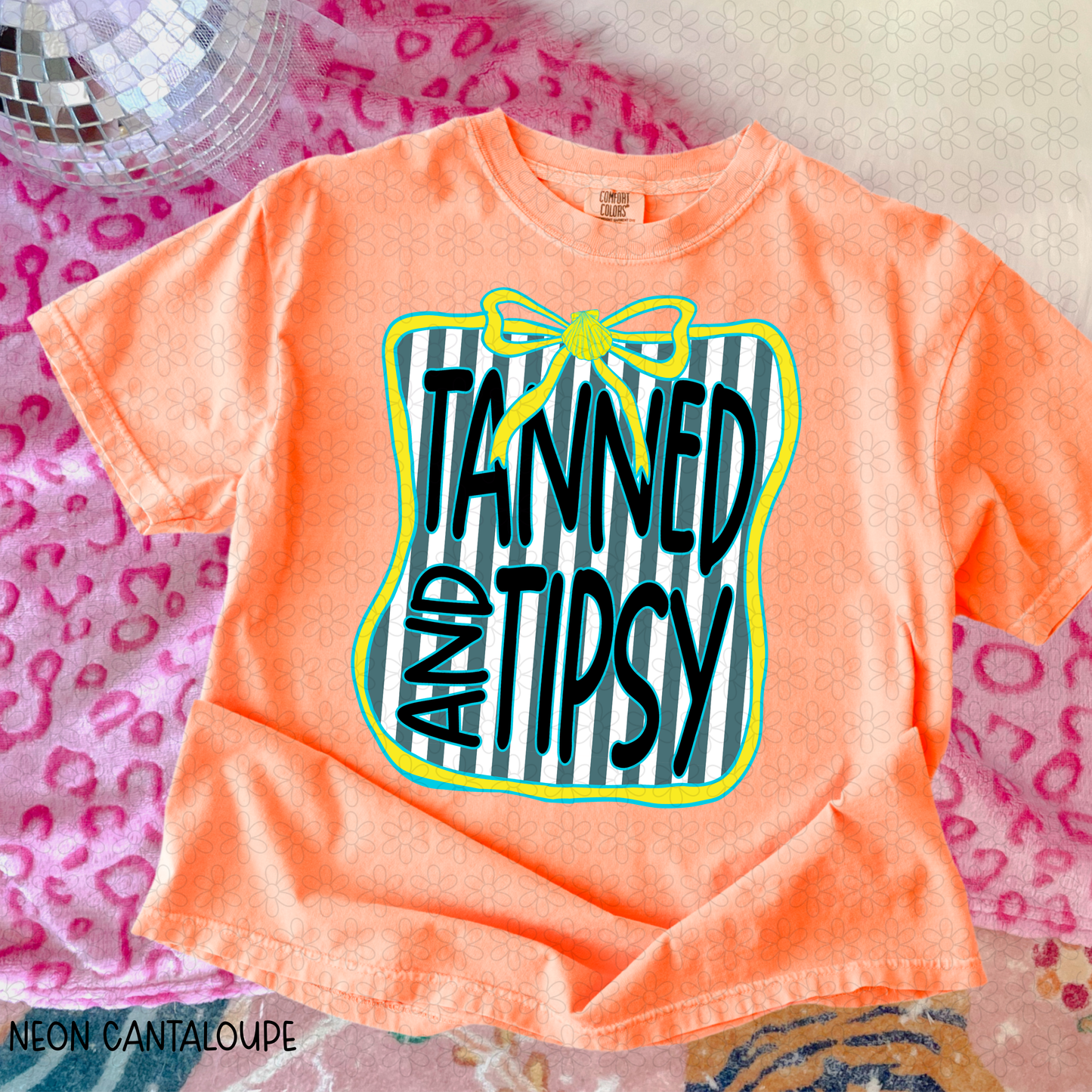 Tanned and Tipsy Completed Tee