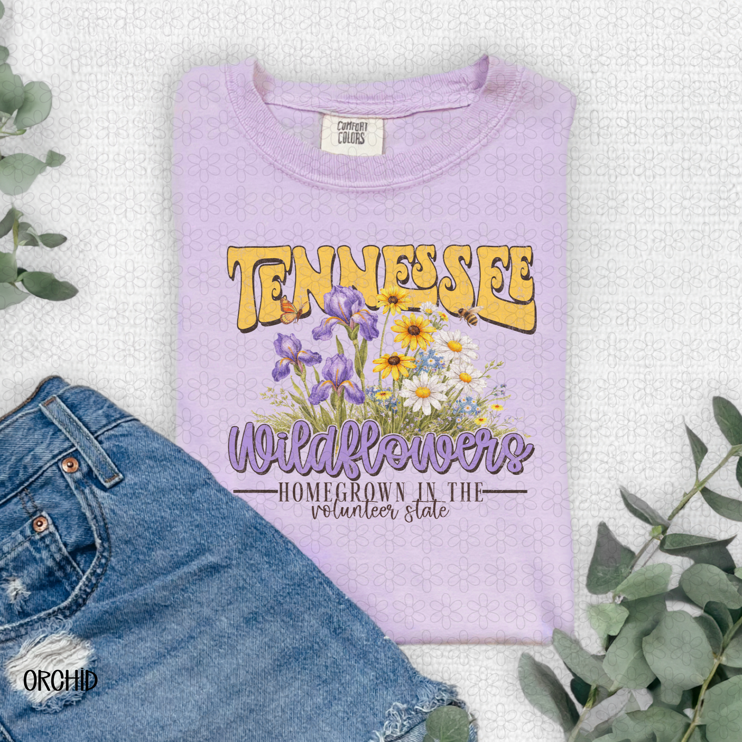 Tennessee Wildflowers Completed Tee