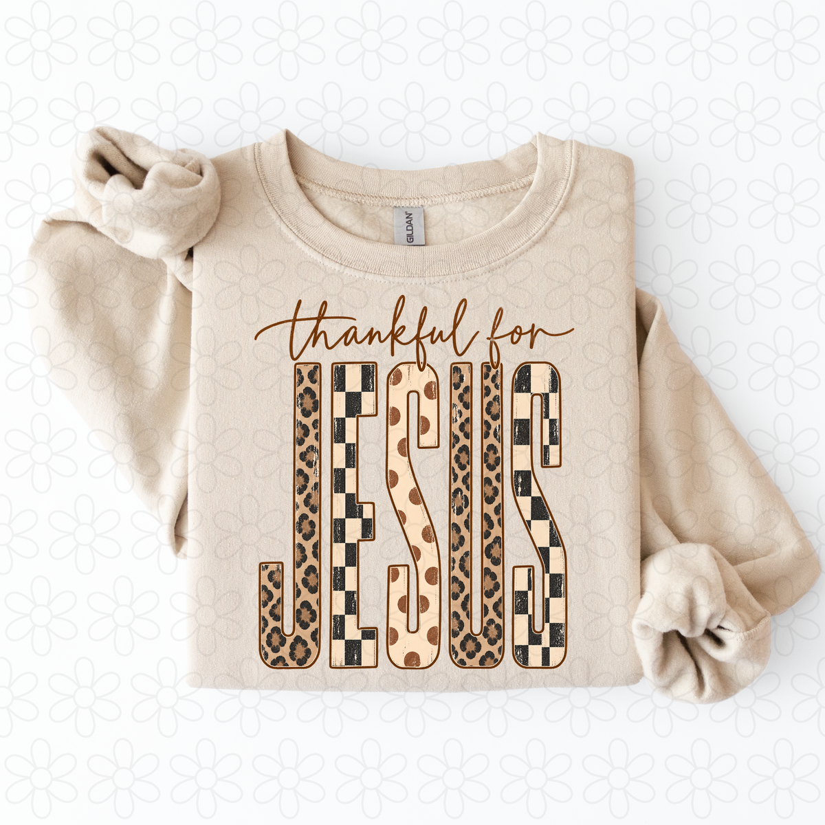 Thankful For Jesus (Multiple Colors) Completed Tee