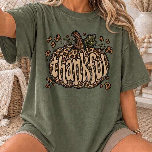Thankful Pumpkin Completed Tee