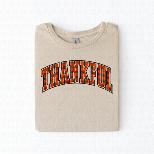 Thankful plaid Completed Tee