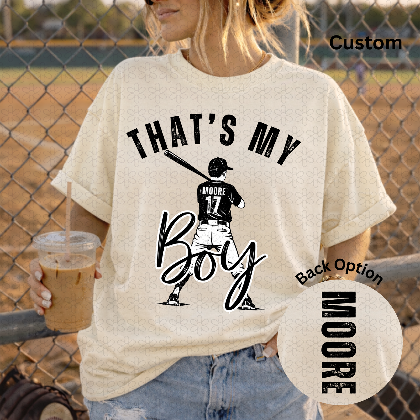 That's My Boy OR GIrl Completed Tee