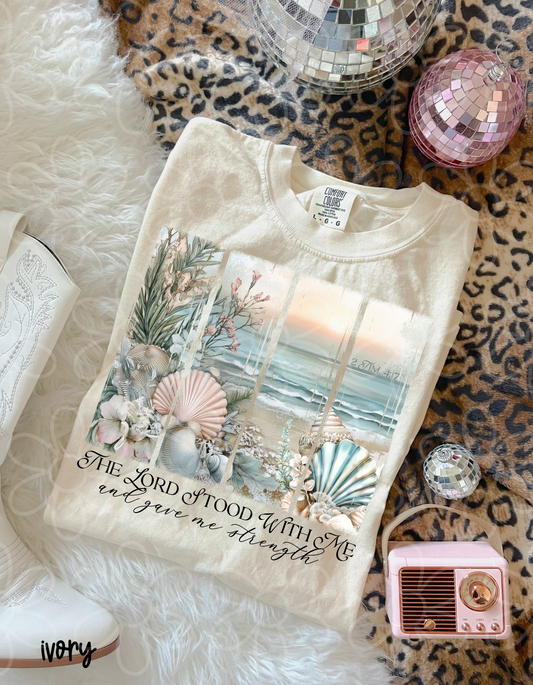 The Lord Stood With Me And Gave Me Strength Kids Completed Tee