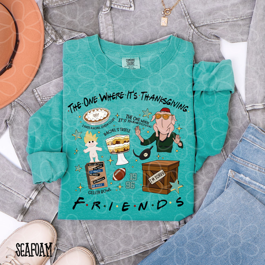 The One Where It's Thanksgiving DTF Transfer
