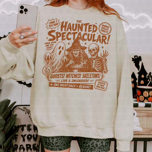 The Haunted Spectacular (Multiple Color Options) DTF Transfer
