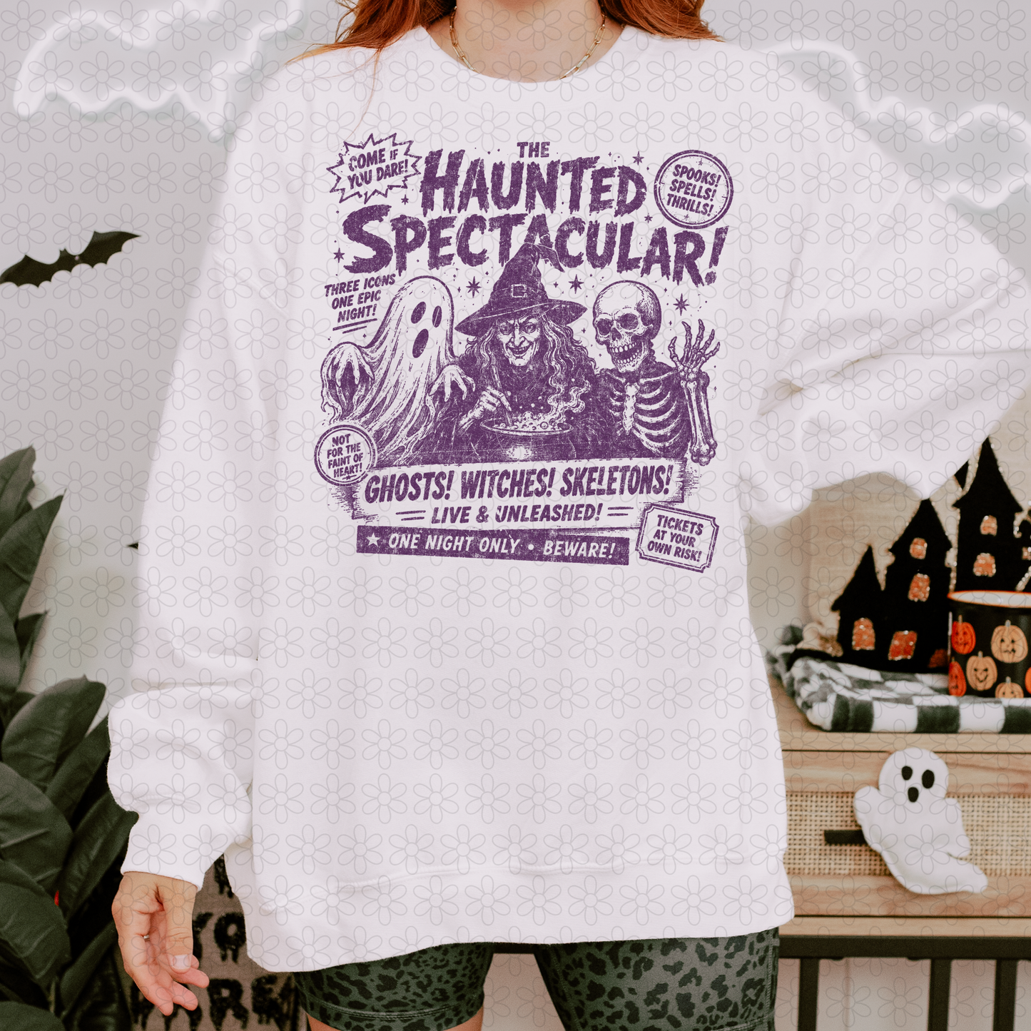 The Haunted Spectacular (Multiple Color Options) Completed Tee