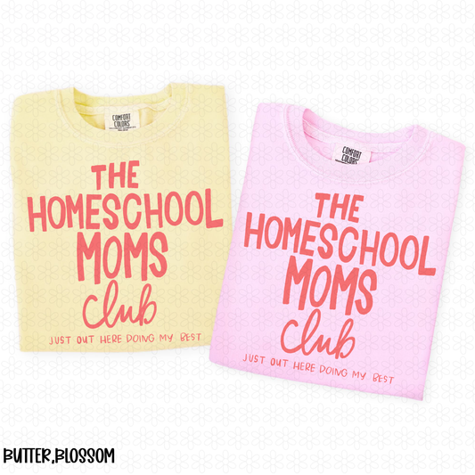 The Homeschool Moms Club- Pink DTF Transfer