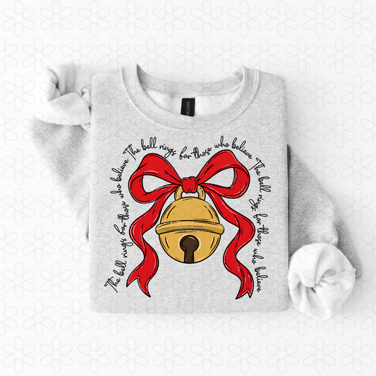 The bell still ring rings- Black font Completed Tee
