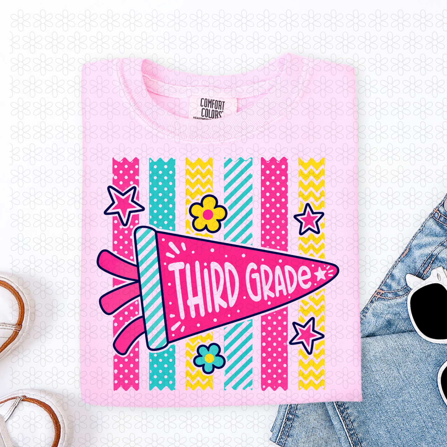 Grade Level Pendant Flag (Multiple Options) Completed Tee
