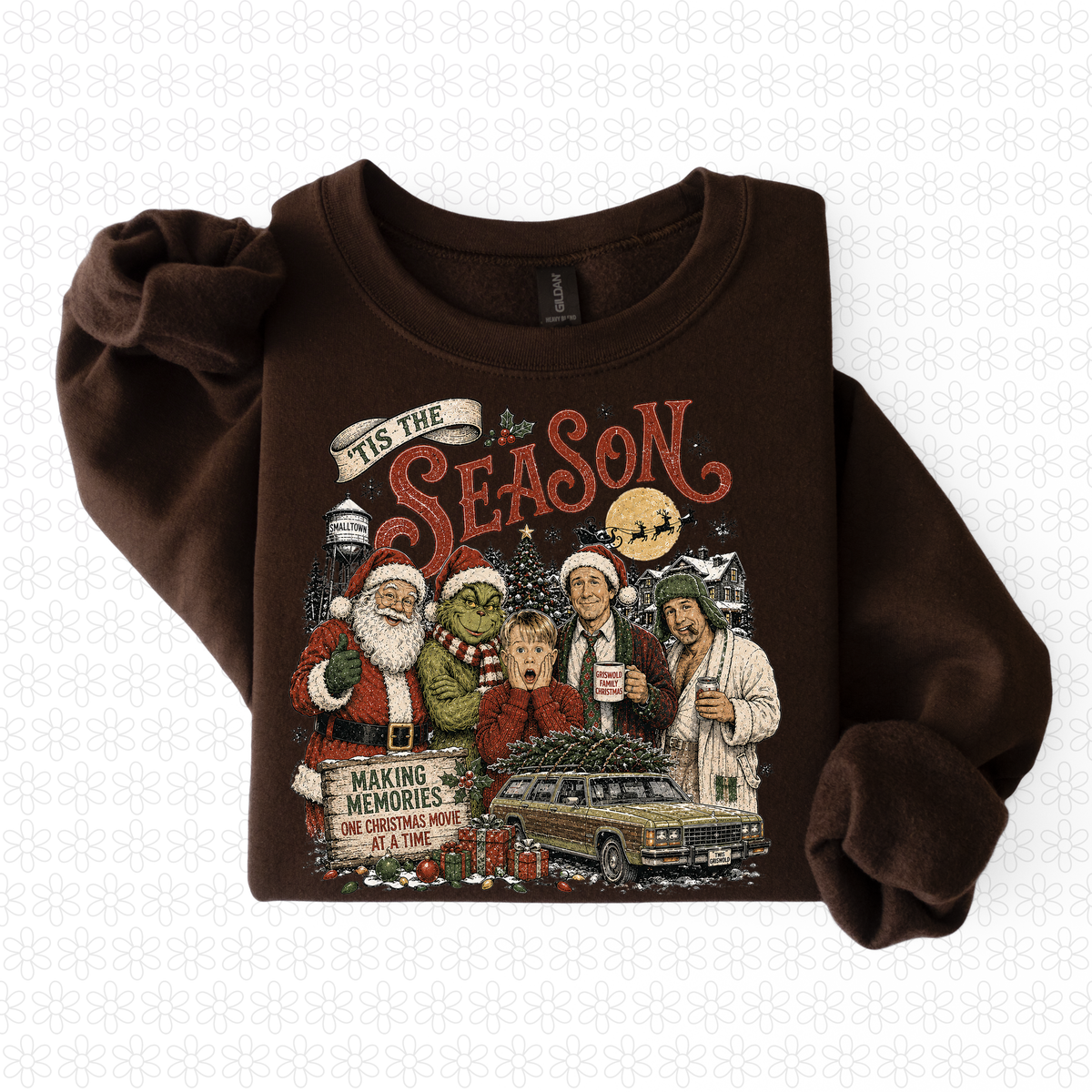 Tis The Season Christmas Movies Completed Tee