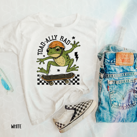 Toad-Ally Rad Kids Completed Tee