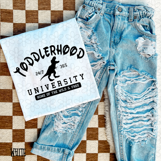 Toddlerhood University Completed Tee