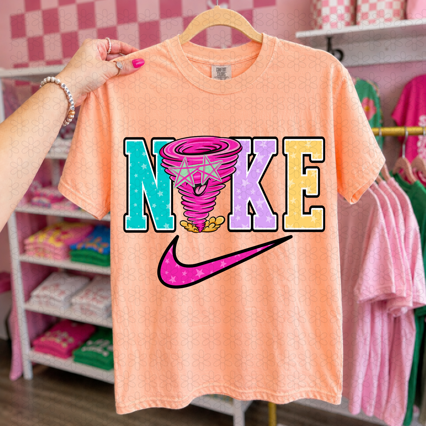 Swoosh Preppy Teams DTF Transfer