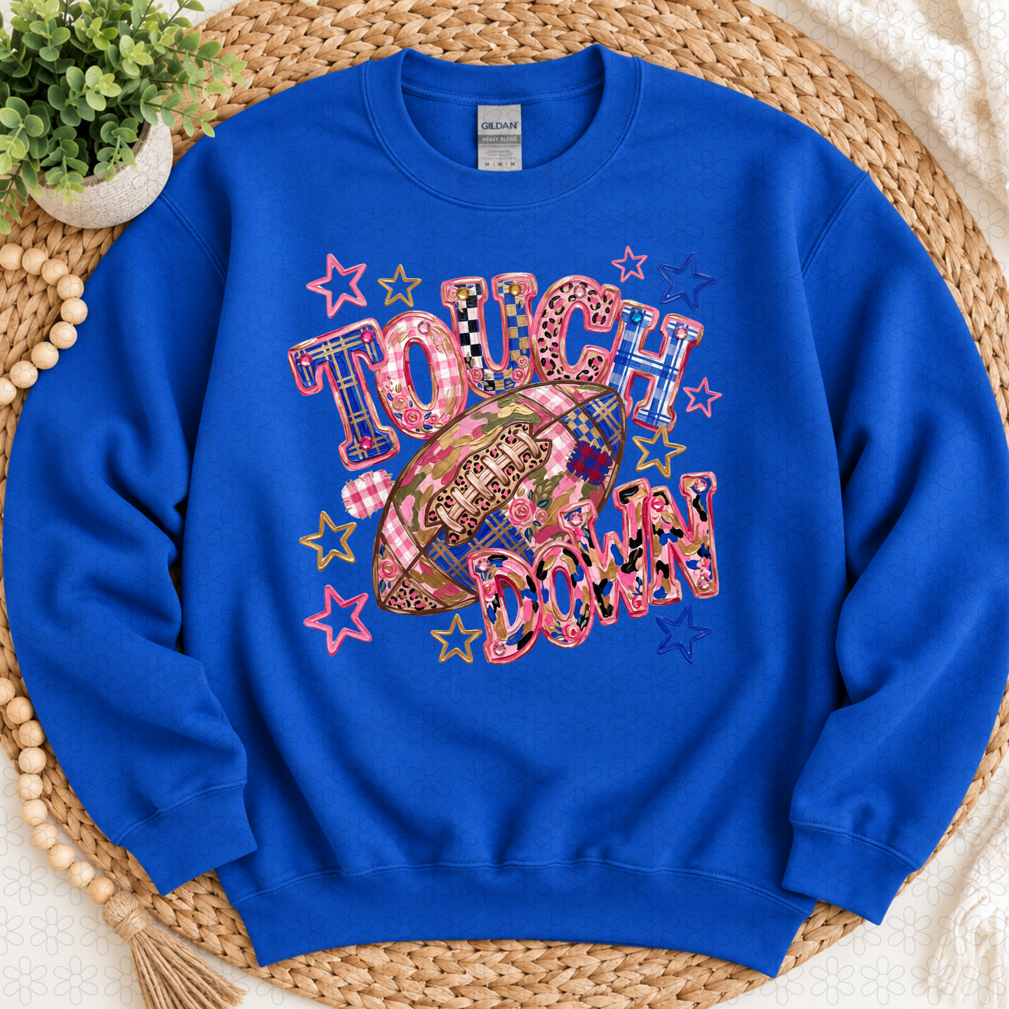 Touch Down Football Completed Tee