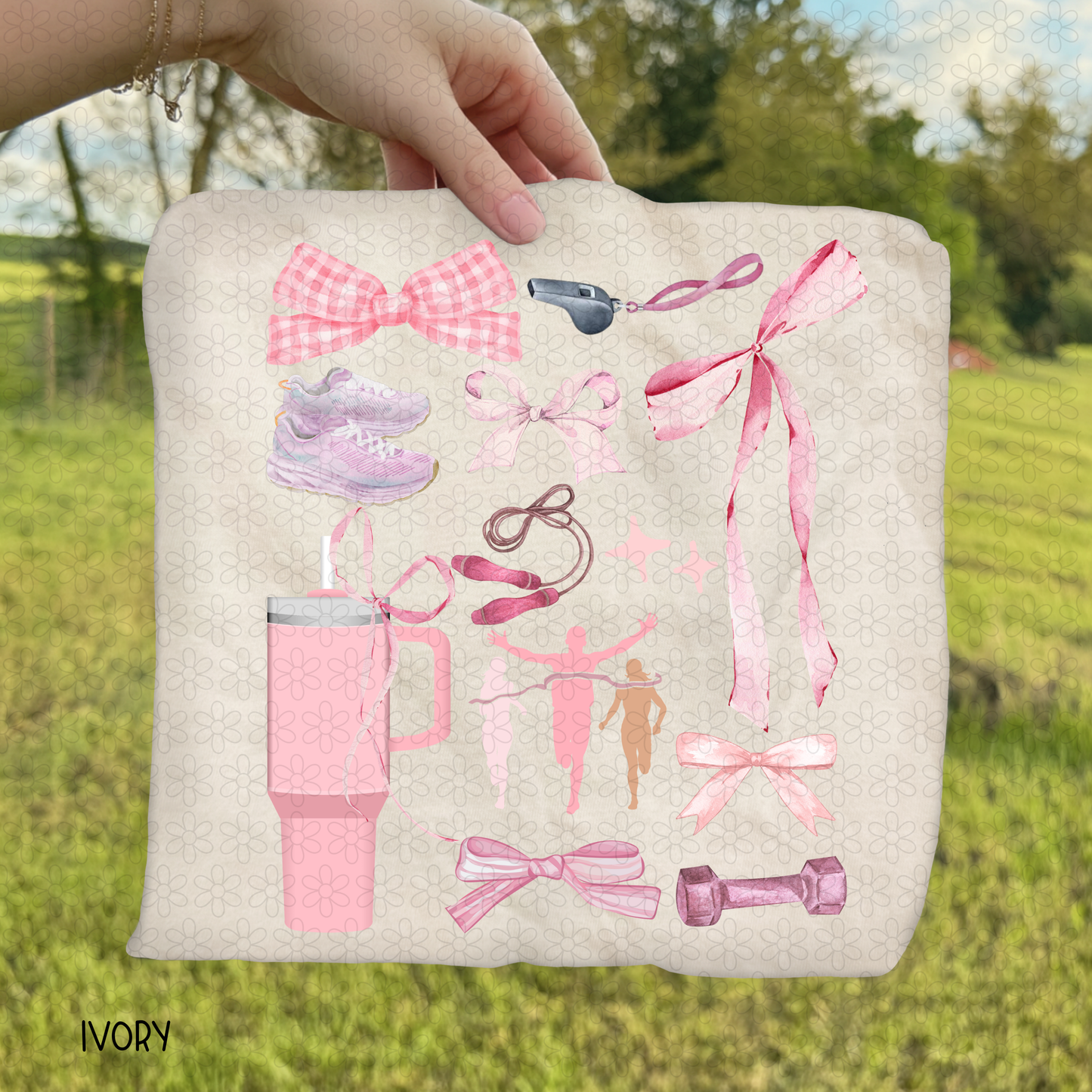 Pink Sports Coquette DTF Transfer