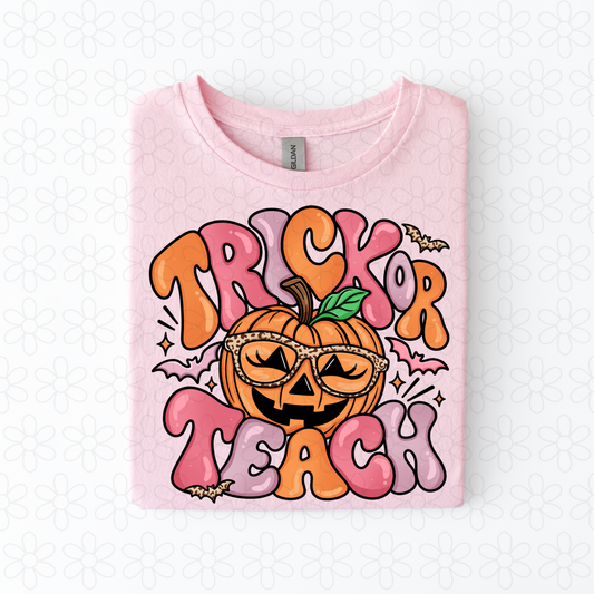 Trick or Teach Completed Tee
