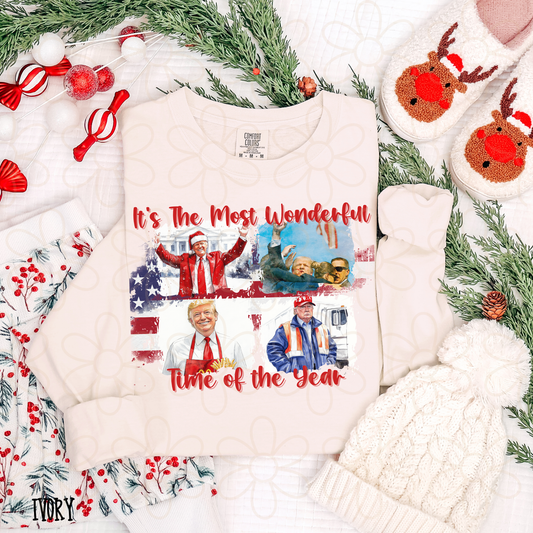 Trump It's The Most Wonderful Time Of The Year Completed Tee