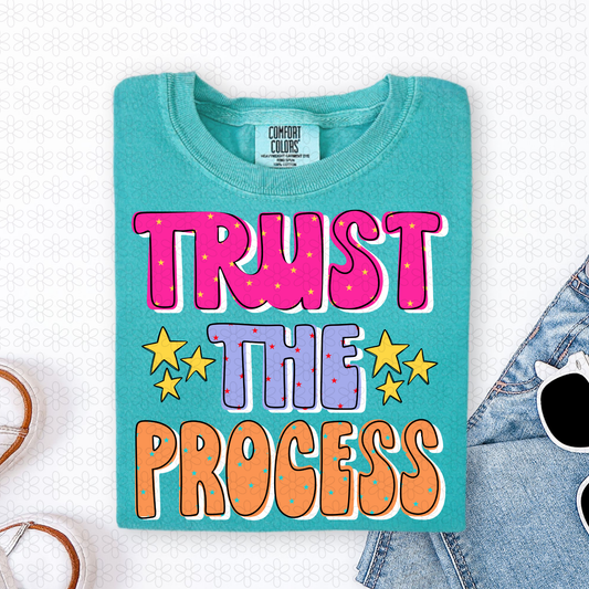 Trust The Process DTF Transfer