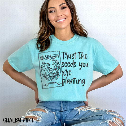 Trust The Seeds You Are Planting DTF Transfer