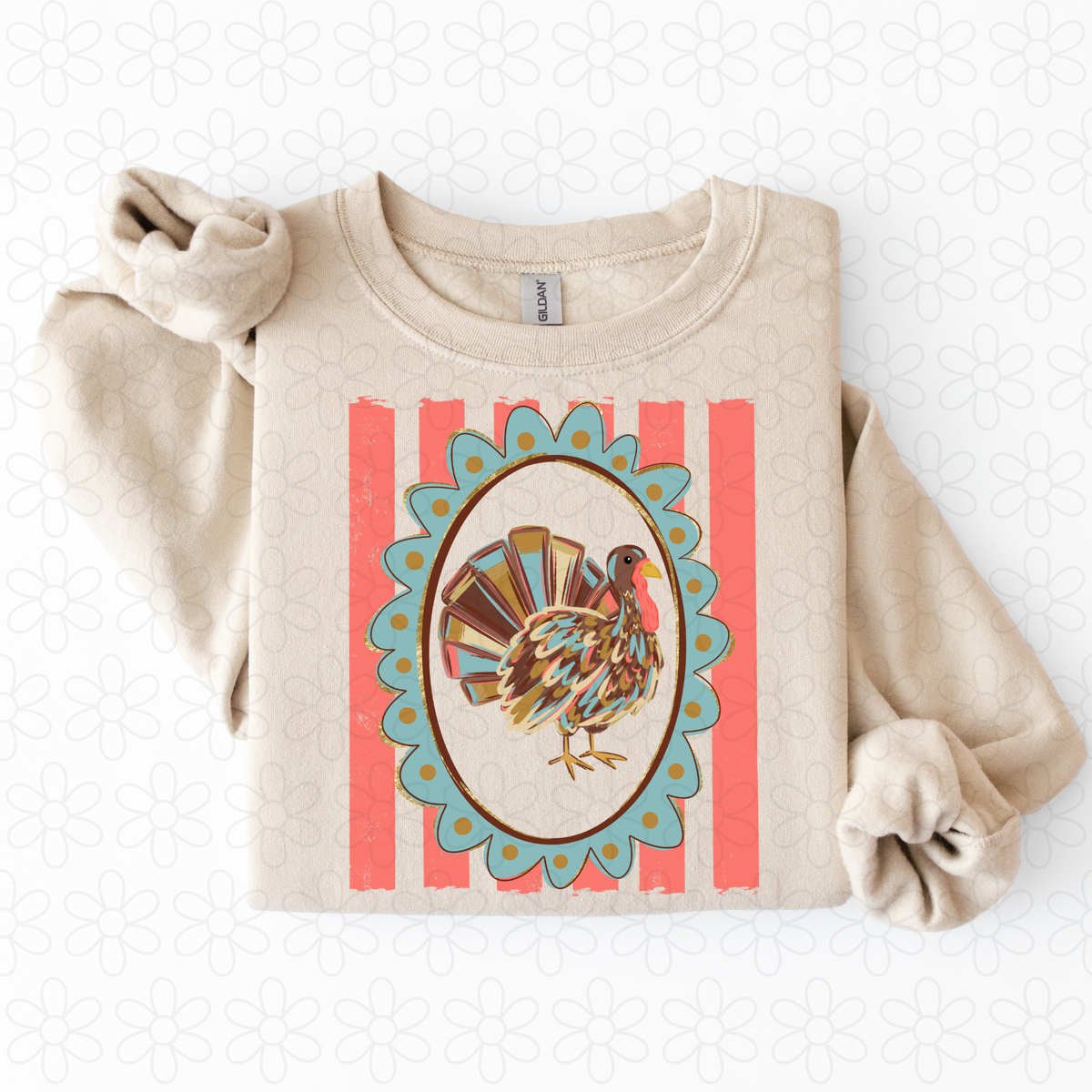 Turkey Frame Completed Tee