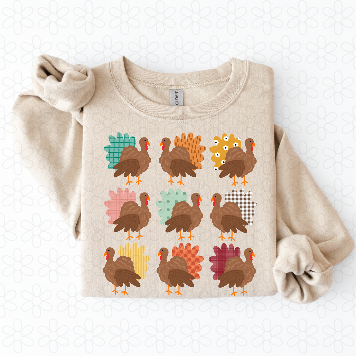 Turkeys Thanksgiving Completed Tee