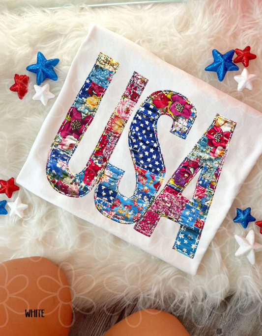 USA Patch DTF Transfer