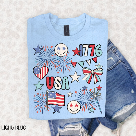 USA Completed Tee
