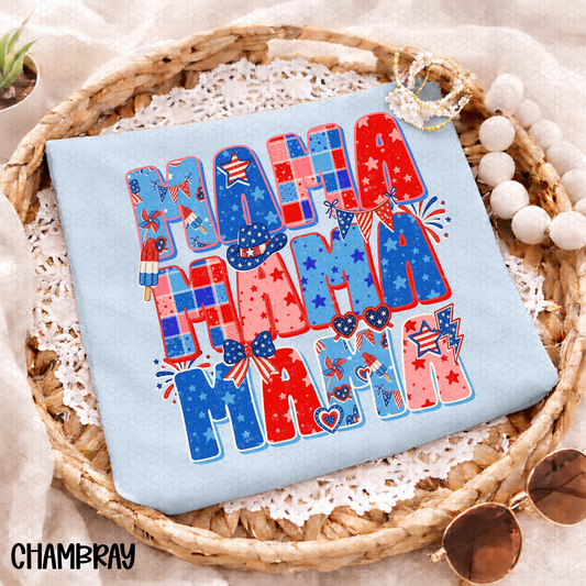 USA Mama Completed Tee