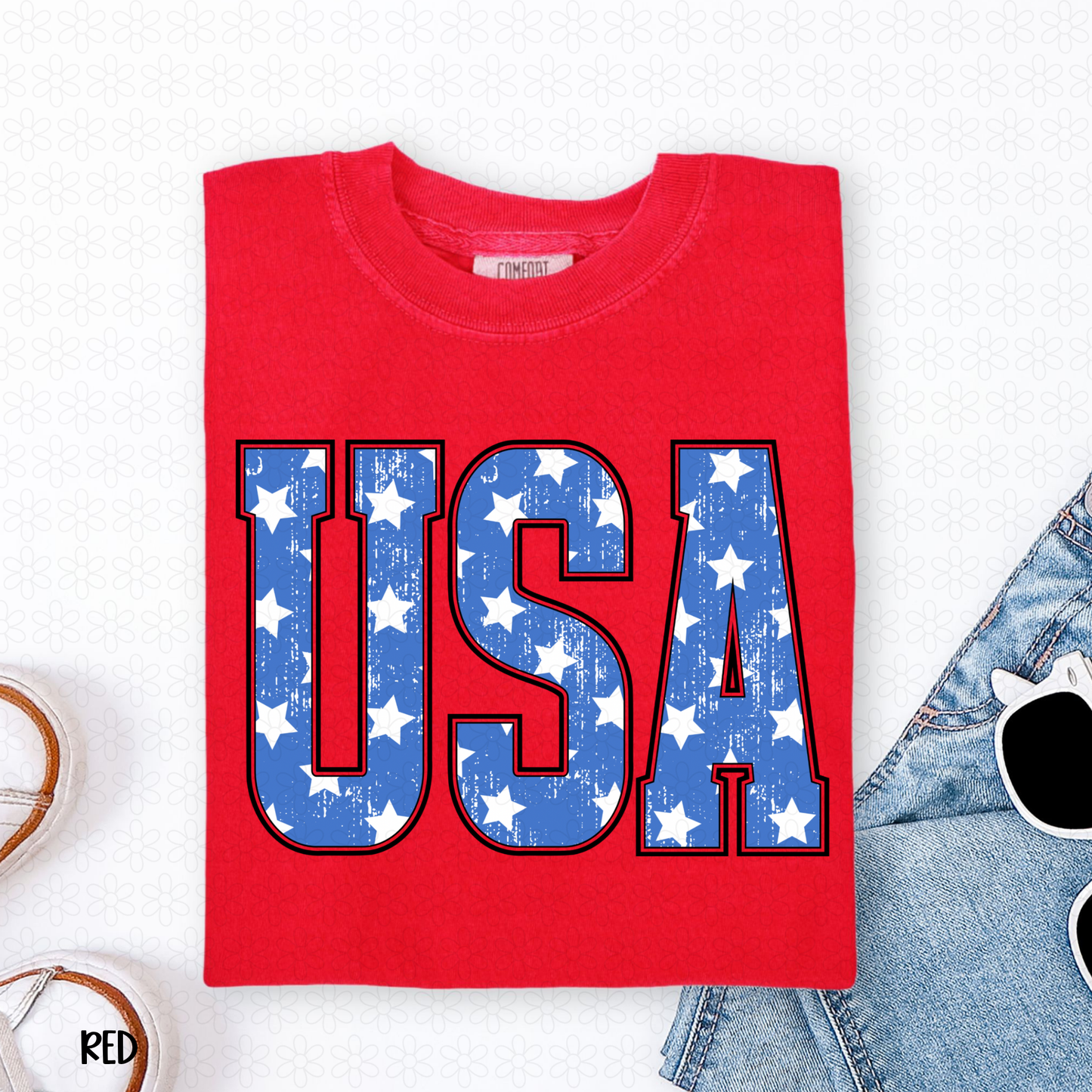USA Stars Completed Tee