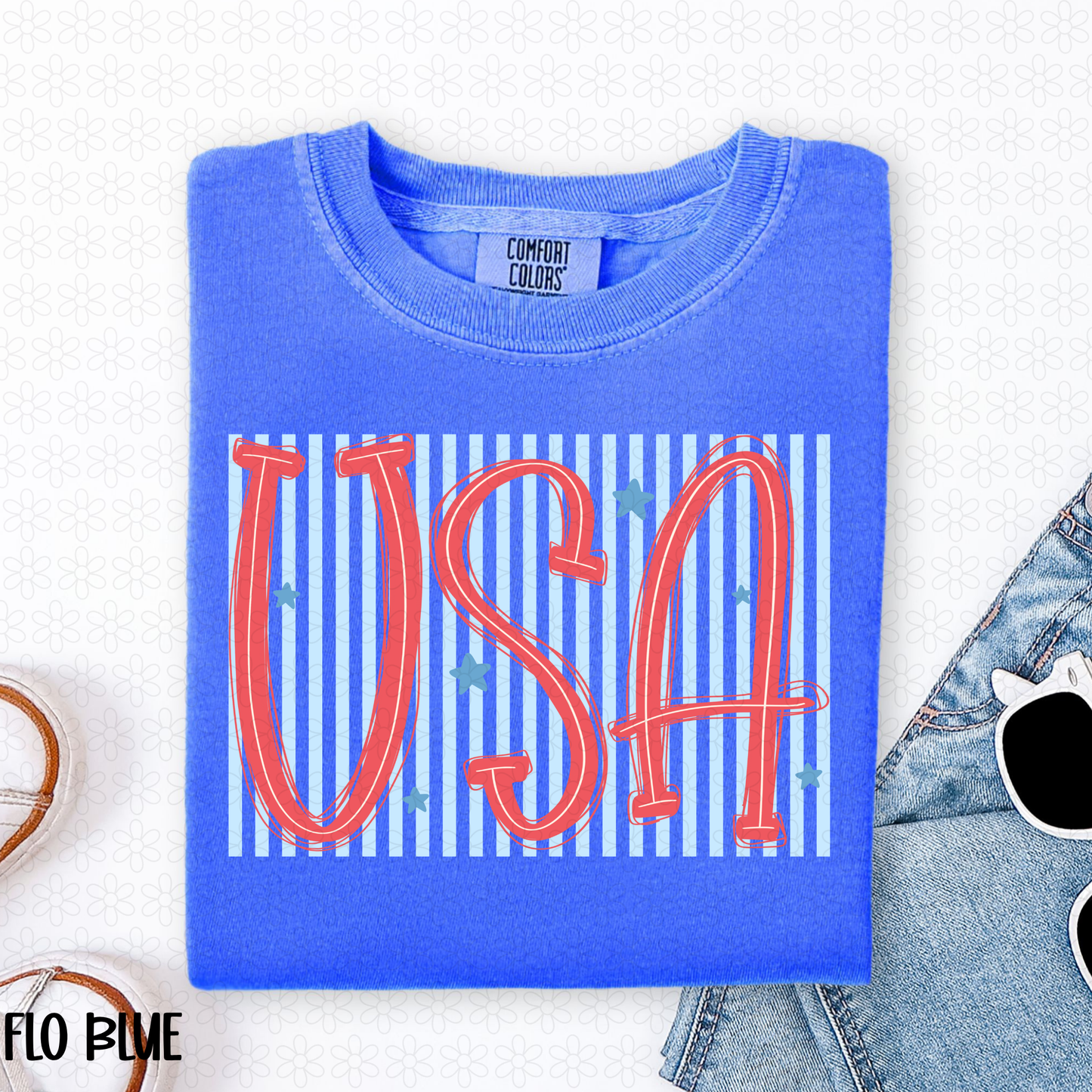 USA Stars Completed Tee