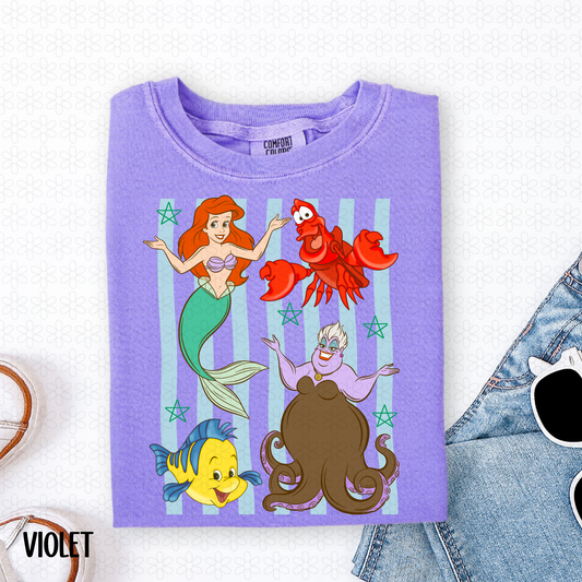 Under the Sea Besties Completed Tee