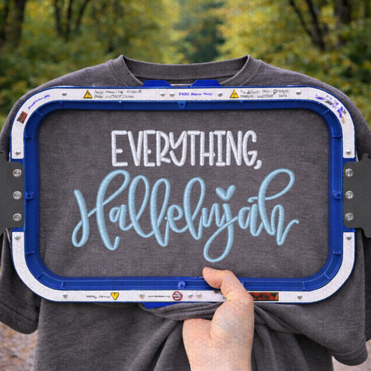 Everything, Hallelujah Embroidery