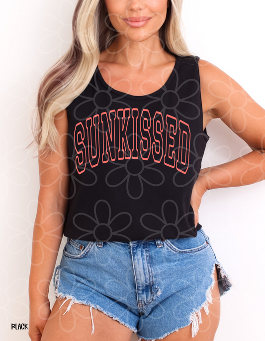 Varsity Orange Sun Kissed  DTF Transfer