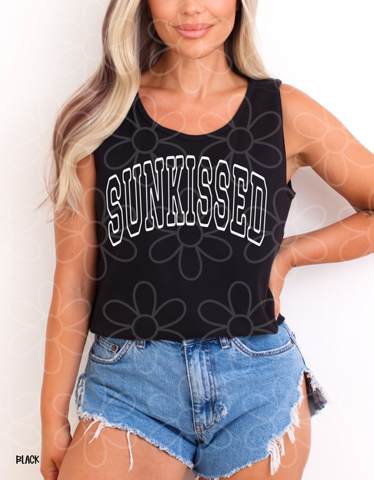 Varsity White Sun Kissed DTF Transfer