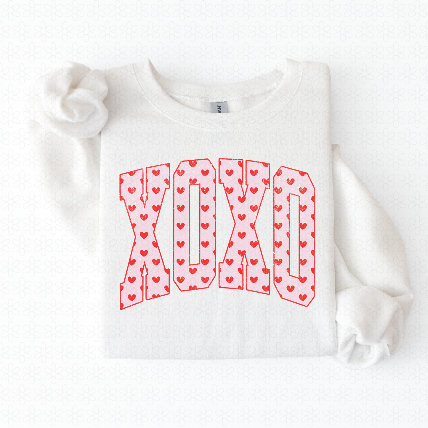 Varsity XOXO Hearts Completed Tee
