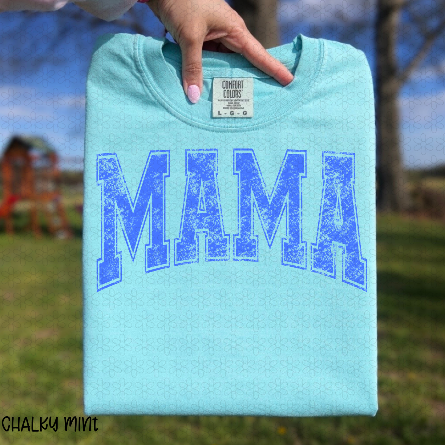 Varsity Mama Completed Tee