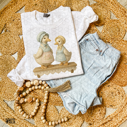 Vintage Goose Bonnett DTF Transfer