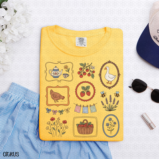 Vintage Collage Completed Tee