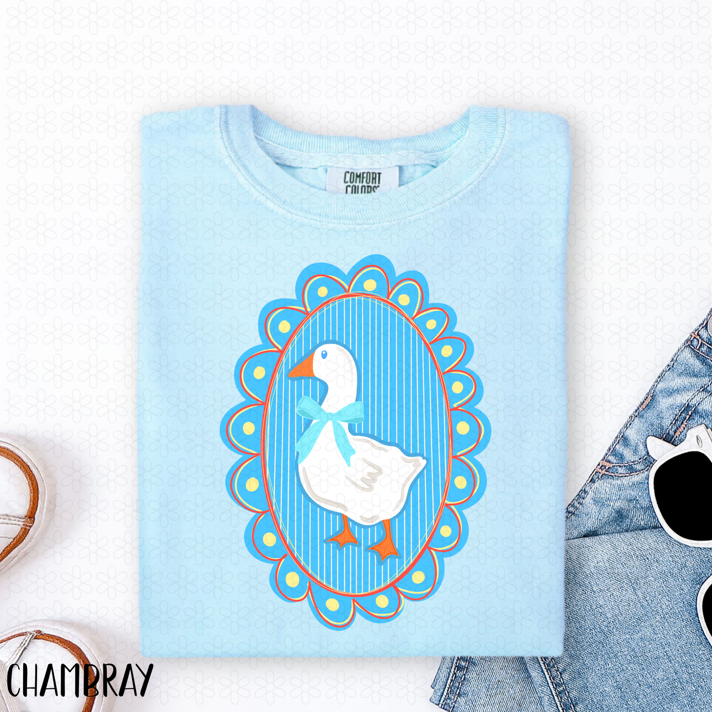 Vintage Coquette Goose Completed Tee