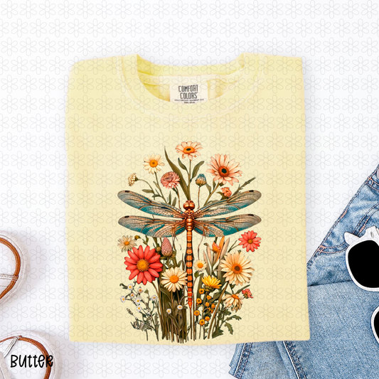 Vintage Dragonfly Completed Tee