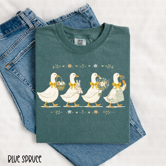 Vintage Easter Goose DTF Transfer