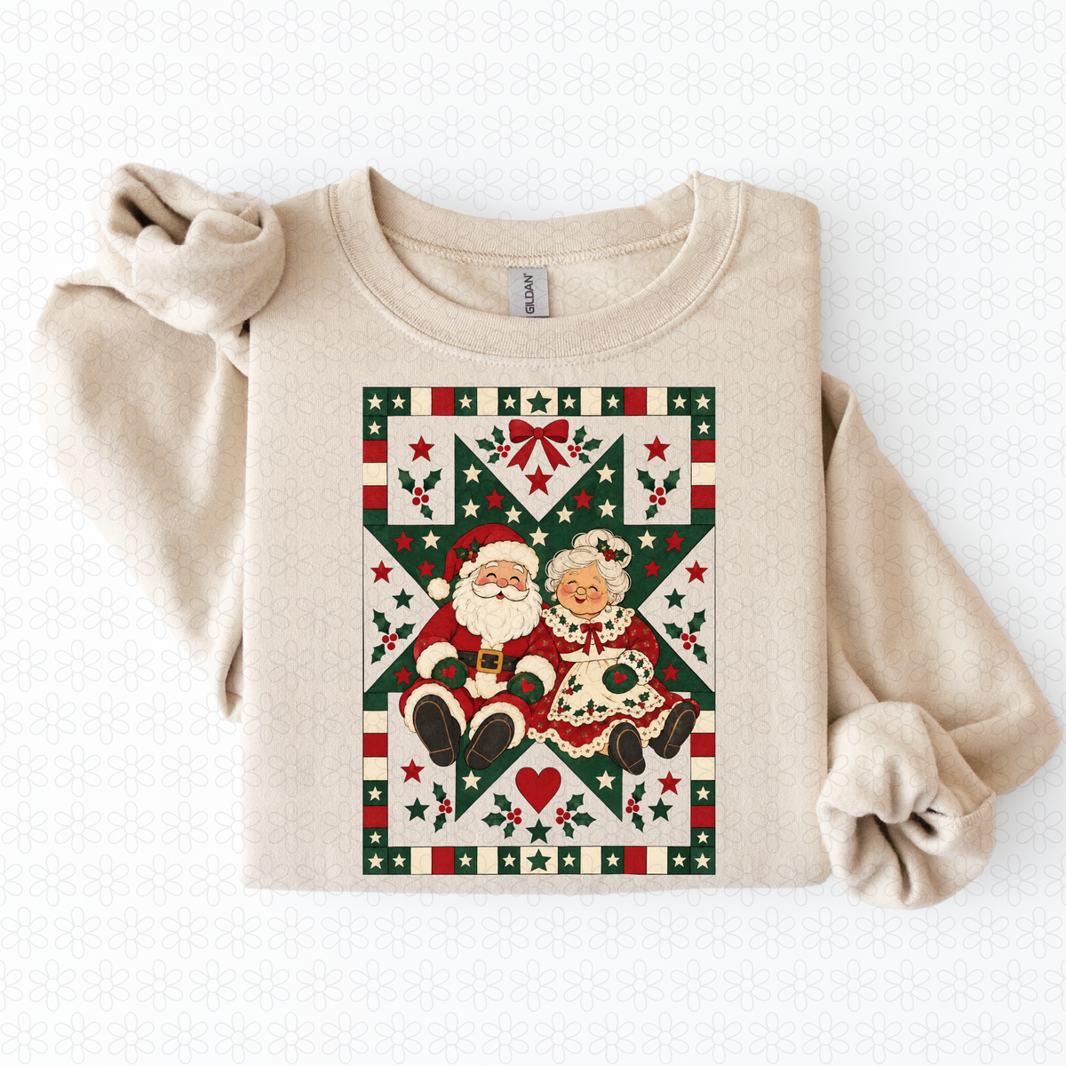 Vintage Santa Completed Tee