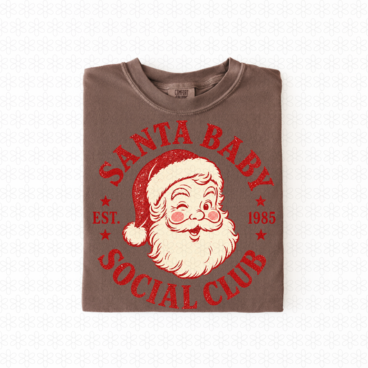 Vintage Santa Claus Completed Tee