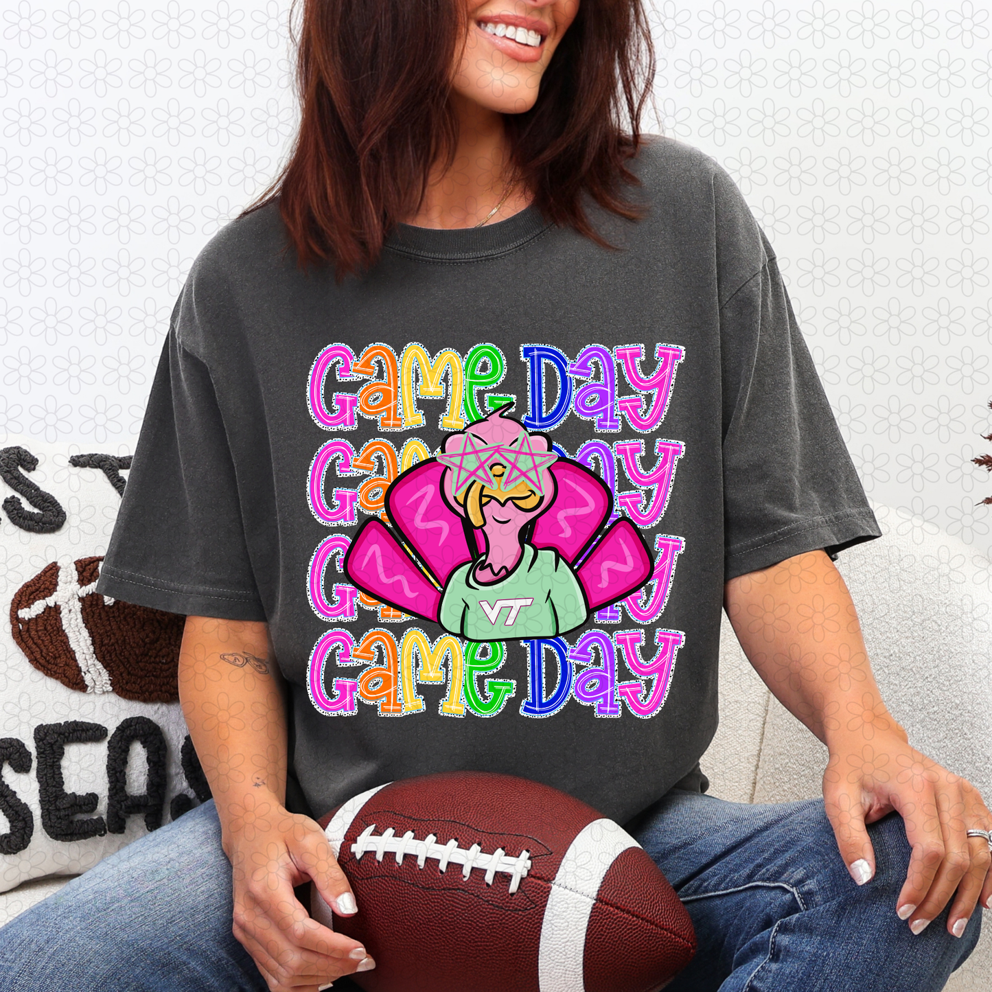Preppy Game Day Mascots (Multiple Options) DTF Transfer