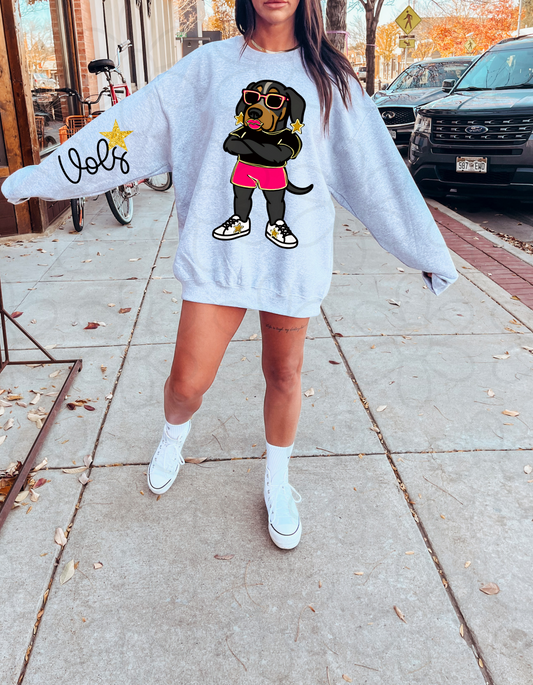Vols Mascot Pink Completed Tee