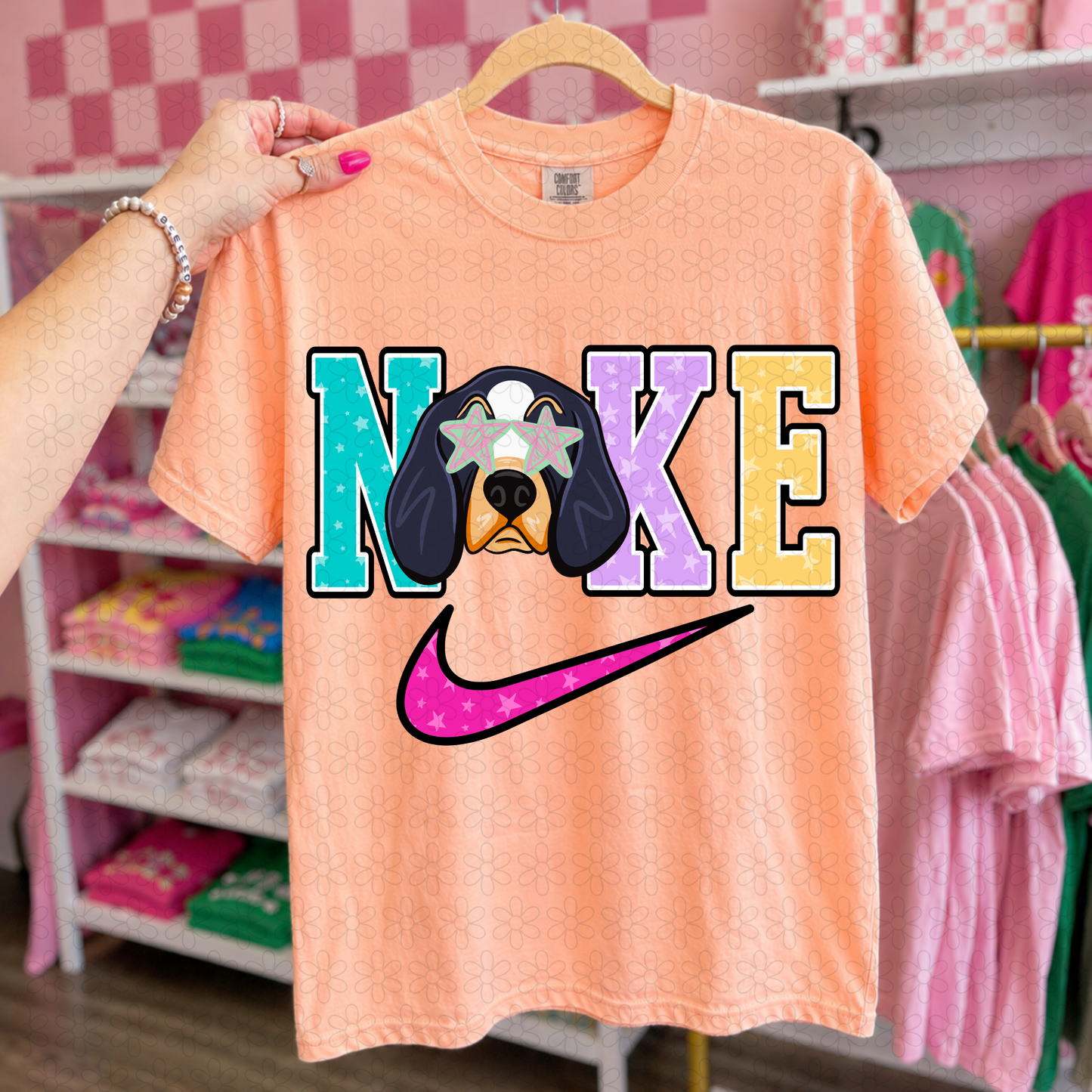 Swoosh Preppy Teams DTF Transfer