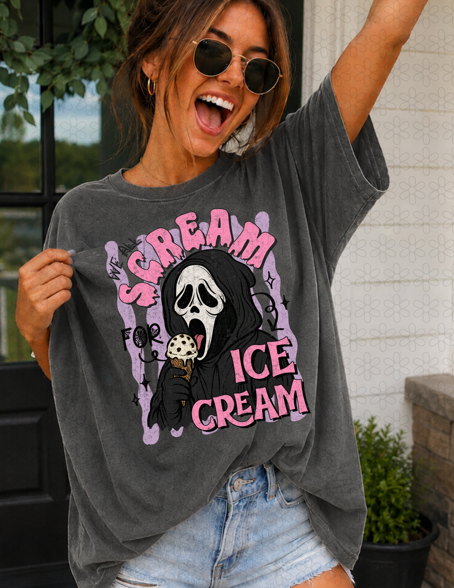 WE ALL SCREAM FOR ICE CREAM Completed Tee