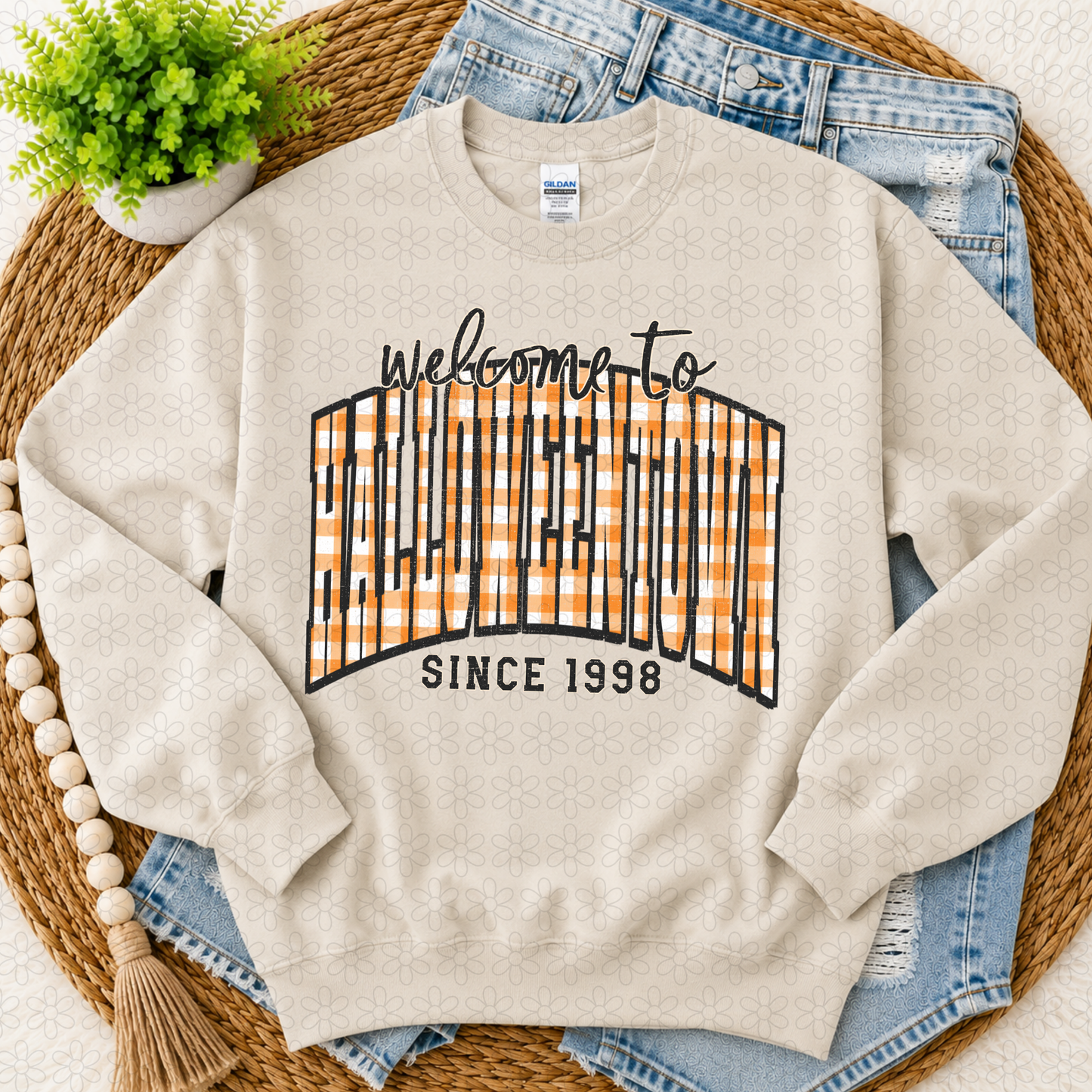 Welcome to halloween town Completed Tee