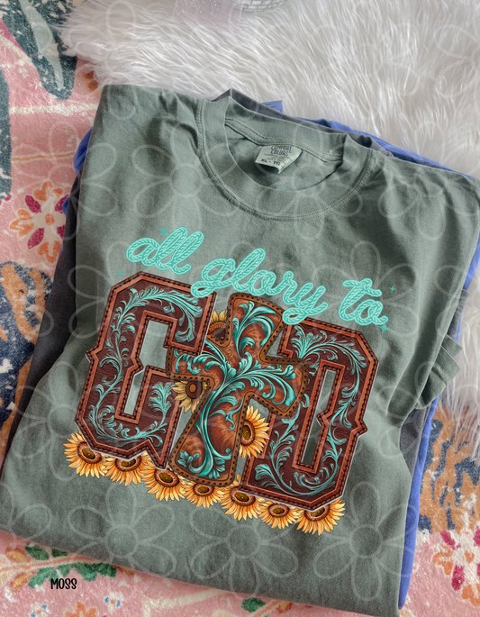 Western All Glory To God Kids Completed Tee